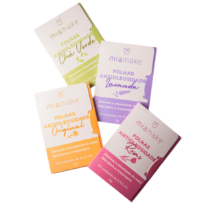 4 UNDS FOLHAS ANTIOLEOSIDADE MIA MAKE