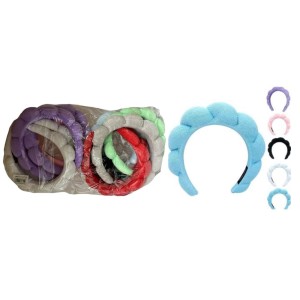 TIARA NUVEM PARA SKINCARE PCT 12 PÇS