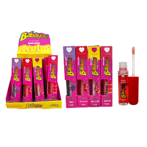 GLOSS LABIAL BABAYOU CHEIRINHO DE CHICLETE FOREVER YOU CX 24 PÇS
