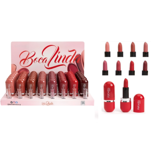 BATOM MATTE BOCA LINDA FEBELLA CX 48 PÇS