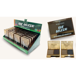 DUO DE SOMBRA QUE BELEZA MIA MAKE CX 24 PÇS