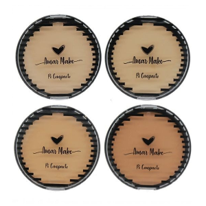 4 UNDS PÓ COMPACTO AMAR MAKE