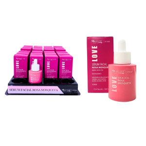 SÉRUM FACIAL ROSA MOSQUETA MAX LOVE CX 24 PÇS