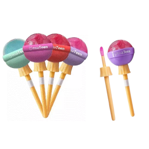 4 UNDS GLOSS HIDRATANTE PIRULITO QUE BATE BATE MIA TEEN